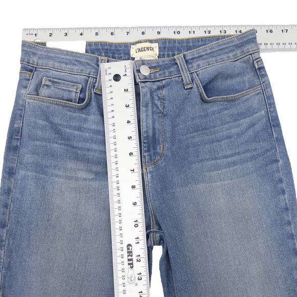 L'AGENCE Margot High Rise Skinny Cropped Jeans 30 Women's - Picture 4 of 8